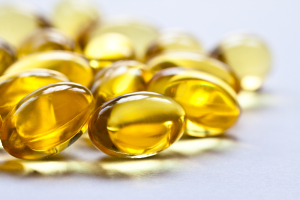 Yellow Vitamin D Pills