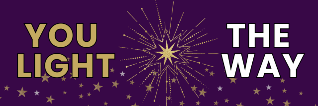 You Light the Way cover image with stars